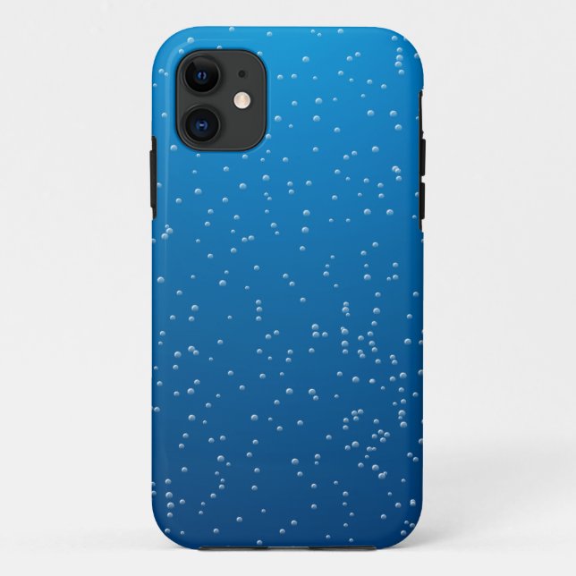 Deep Blue Water and TIny Bubbles Case-Mate iPhone Case (Back)