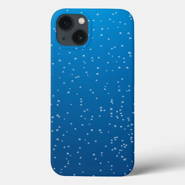 Deep Blue Water and Tiny Bubbles Case-Mate iPhone Case (Back)