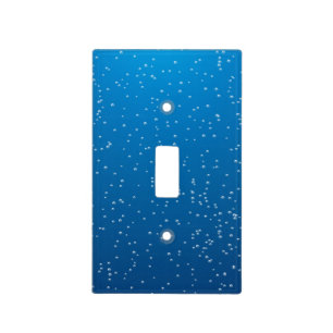 Deep Blue Water and Tiny Bubbles Light Switch Cover