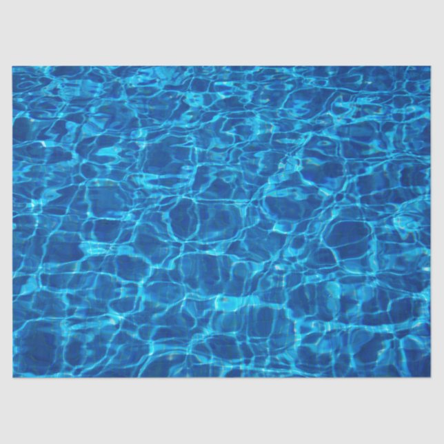 deep blue water tissue paper (Front)