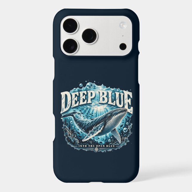 DEEP BLUE Whale Ocean Adventure iPhone 17 Pro Max  Case-Mate iPhone Case (Back)
