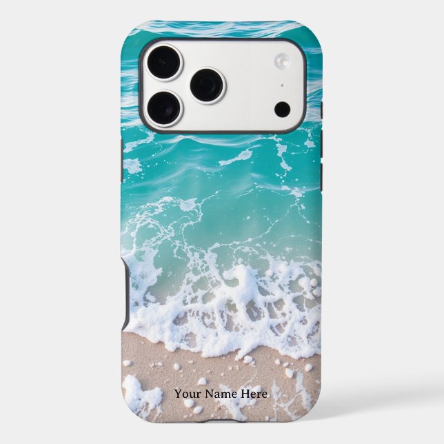 Deep Breath: The Serene Turquoise Tide Case (Back)