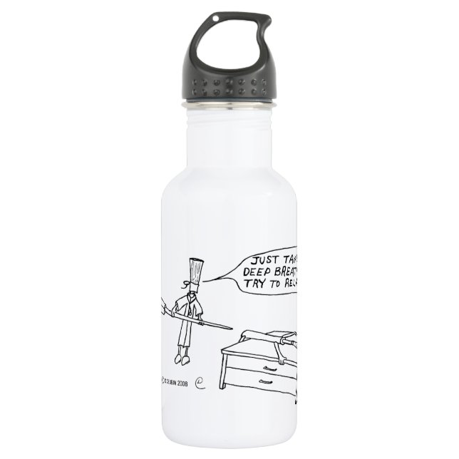 Deep Breath Water Bottle (Front)