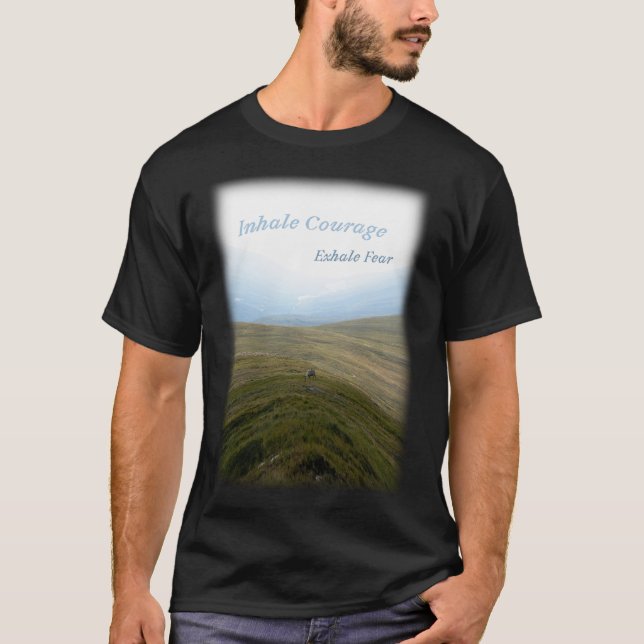 Deep Breaths in the Highlands T-Shirt (Front)
