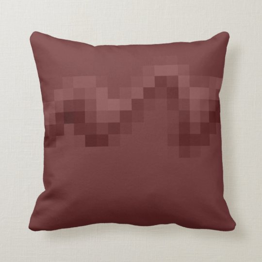 Deep Burgundy Red Abstract Squares Design. Throw Pillow Zazzle