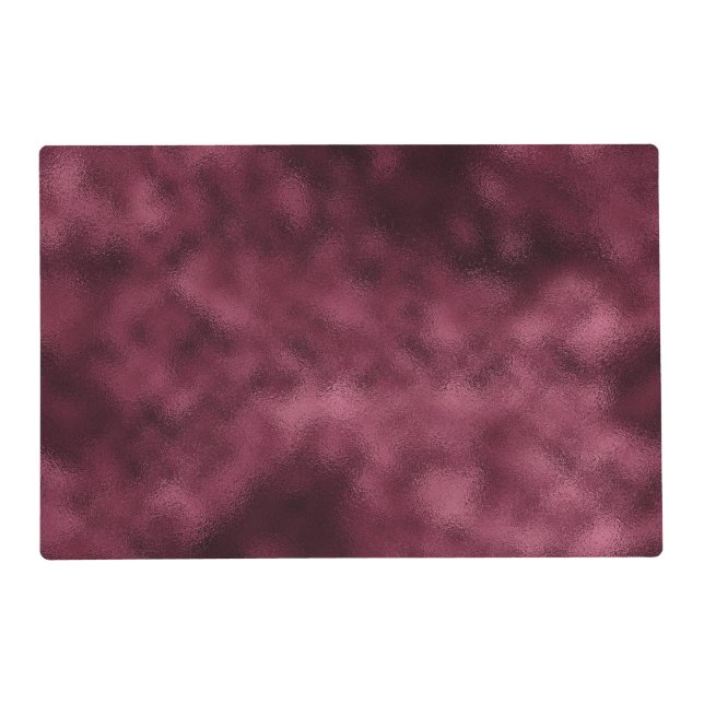 Deep Burgundy Red Christmas Placemat (Front)