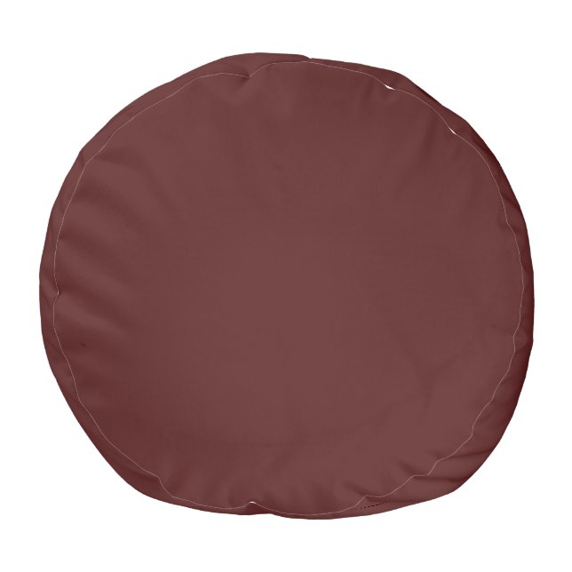 Deep Burgundy Wine Colored Pouf (Bottom)