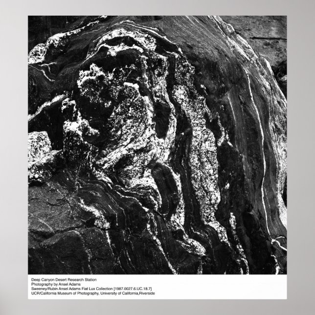 Deep Canyon Desert Research Station by Ansel Adams Poster (Front)