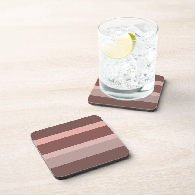 Deep Colored Block Arrt Coaster (Right Side)