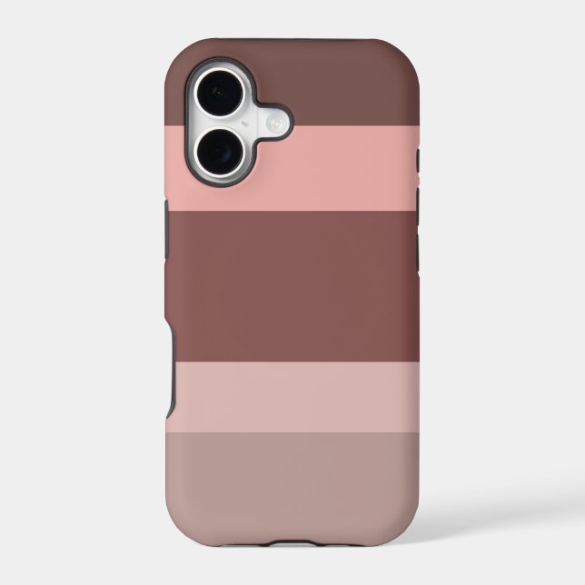 Deep Colored Block Arrt Iphone Case (Back)