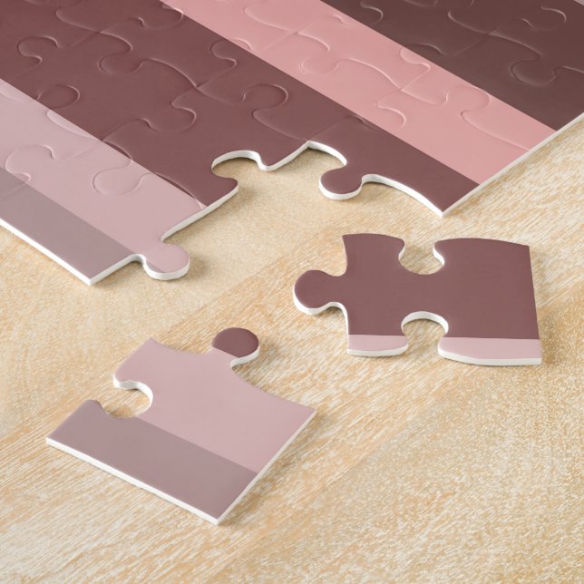 Deep Colored Block Arrt Jigsaw Puzzle (Side)