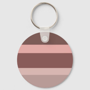 Deep Colored Block Arrt Keychain