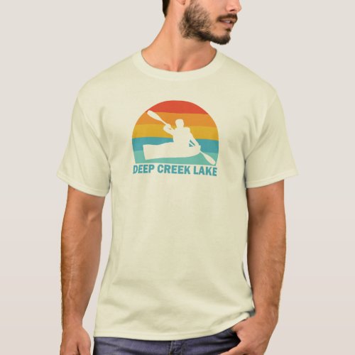 Deep Creek Lake Maryland Kayak T_Shirt