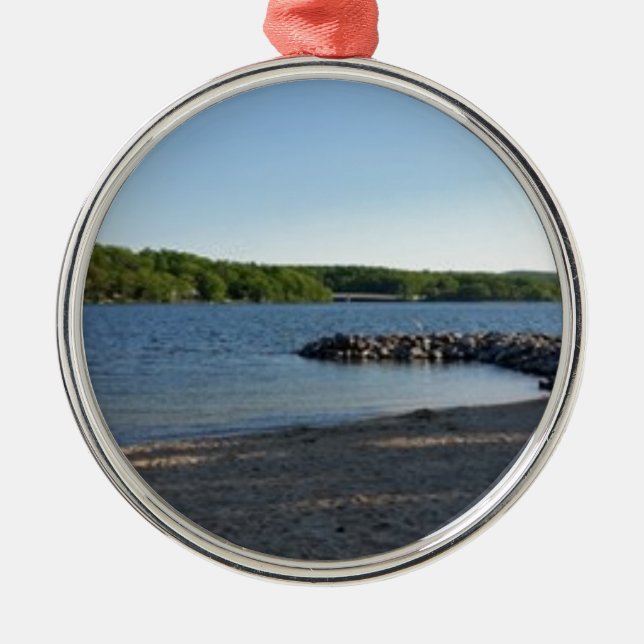 Deep Creek Lake Maryland Metal Ornament (Front)