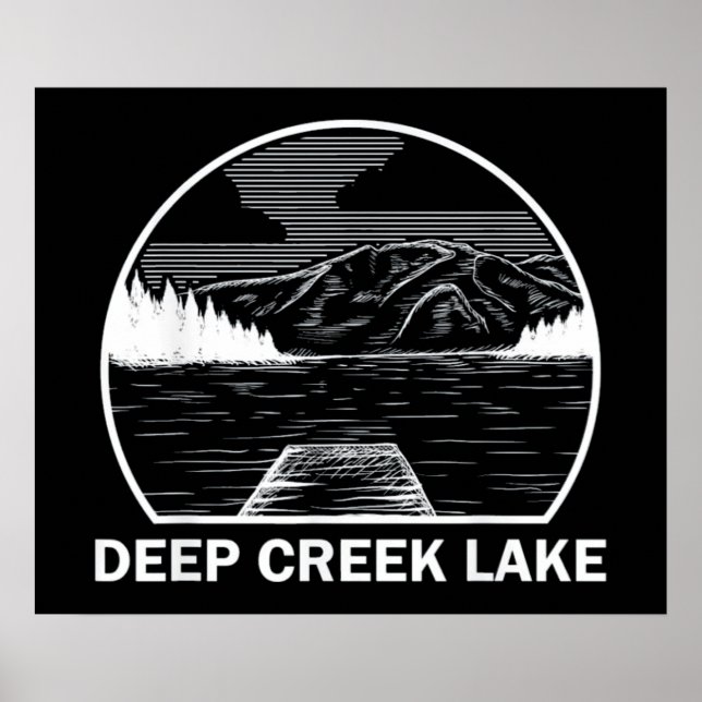 DEEP CREEK LAKE MARYLAND POSTER (Front)