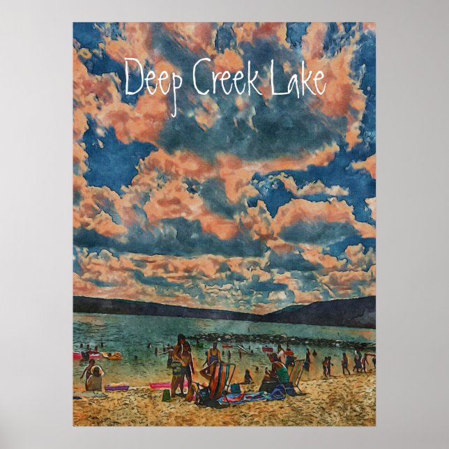 Deep Creek Lake Poster (Front)