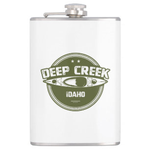 Deep Creek Wild And Scenic River Idaho Kayaking Flask