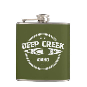 Deep Creek Wild And Scenic River Idaho Kayaking Flask