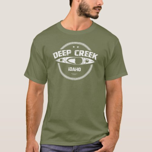 Deep Creek Wild And Scenic River Idaho Kayaking T_Shirt