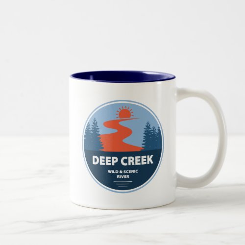 Deep Creek Wild And Scenic River Idaho Two_Tone Coffee Mug