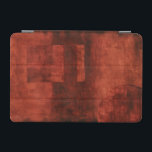 Deep Crimson Painting with Geometric Shapes iPad Mini Cover<br><div class="desc">If you love red then this is the print for you. Geometric shapes populate the background. Get your hands on this wonderful print today!</div>