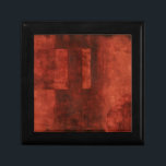 Deep Crimson Painting with Geometric Shapes Keepsake Box<br><div class="desc">If you love red then this is the print for you. Geometric shapes populate the background. Get your hands on this wonderful print today!</div>