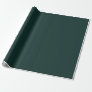 Deep Cyan Solid Color Wrapping Paper