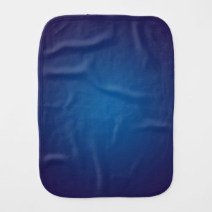 Deep Dark Blue Grainy Vignette Burp Cloth
