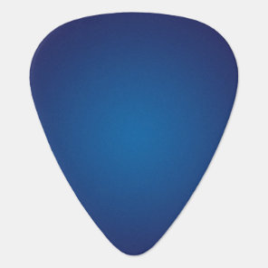 Deep Dark Blue Grainy Vignette Guitar Pick