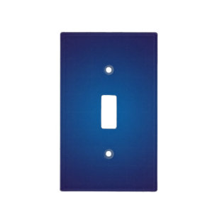 Deep Dark Blue Grainy Vignette Light Switch Cover