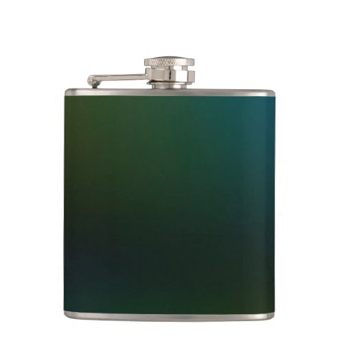 Deep Dark Holographic Iridescent Lustrous Plastic Flask