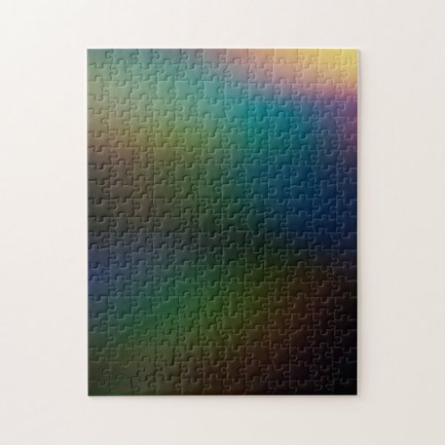 Deep Dark Holographic Iridescent Lustrous Plastic Jigsaw Puzzle