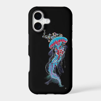 Deep Descent FluorescentJellyfish iPhone 17 Case