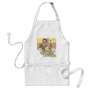 Deep Dish Pizza Funny Philosophical Adult Apron