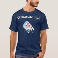 Deep Dish The Chicago Flag As Pizza