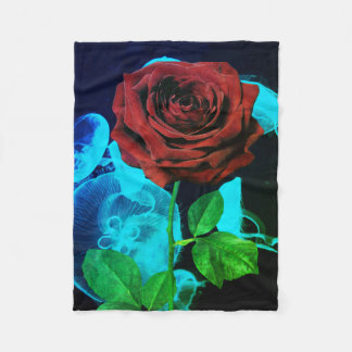 Deep Dive Buddha Today #5 Cozy Ocean Fleece Blanket