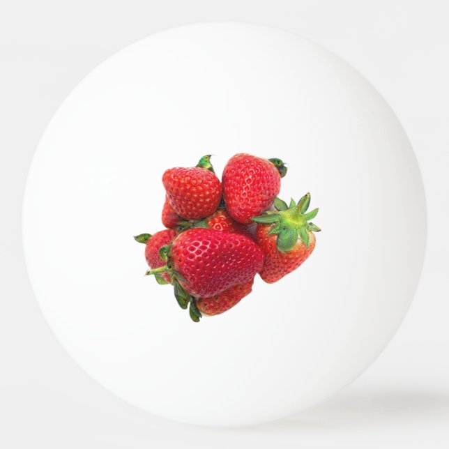 Deep dream strawberries image Ping-Pong ball (Back)