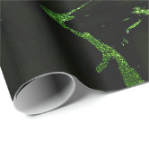 Dark Green Solid Color Wrapping Paper