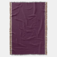 Eggplant throw online blanket