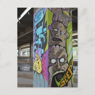 Deep Ellum Graffiti Artwork # 53 Postcard