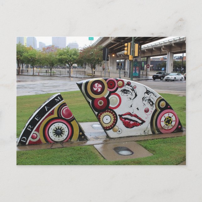 Deep Ellum Graffiti Artwork # 55 Postcard (Front)
