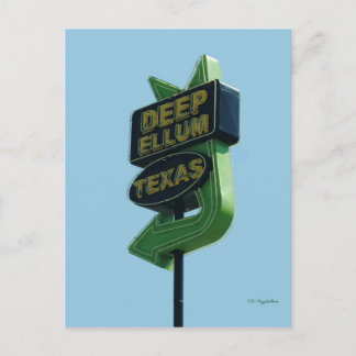 DEEP ELLUM Texas postcard
