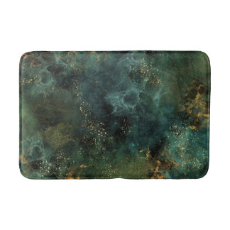 Deep Emerald Green Creative Bath Mat