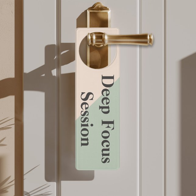 Deep Focus Do Not Disturb Quiet Space Door Hanger (Deep Focus Do Not Disturb Quiet Space Door Hanger)