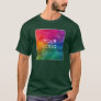 Deep Forest Green Custom Create Your Own Add Logo T-Shirt