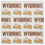 Deep Fried Rocky Mountain Prairie Oysters Wyoming Fabric