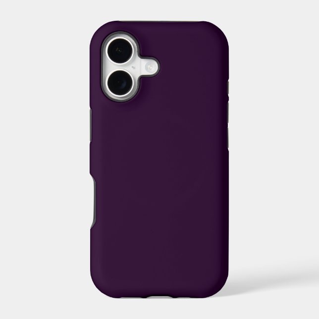 DEEP FUCHSIA (a solid dark purple color) ~ ~ Iphone Case (Back)
