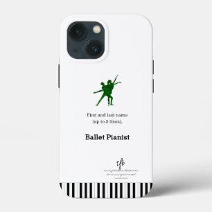 Deep Green I PDD Ballet Pianist iPhone 13 Mini Case
