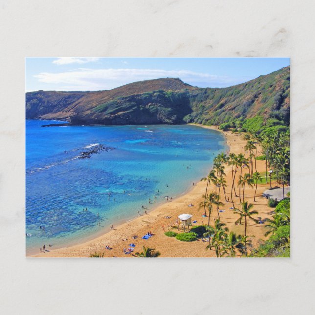 Deep Hanauma Bay, Honolulu, Oahu Postcard (Front)