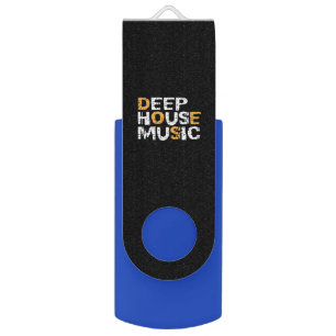 Deep House Music Flash Drive